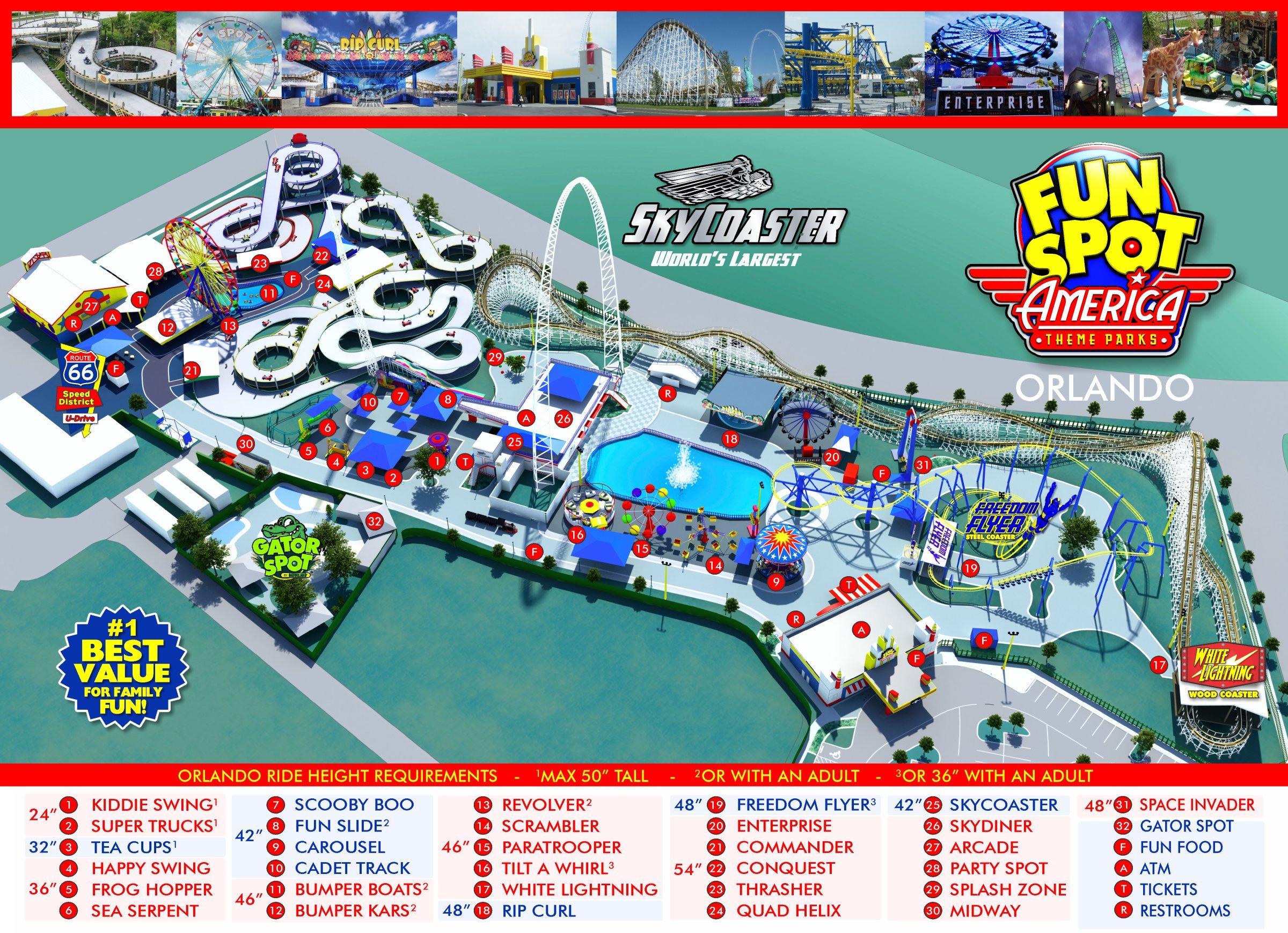 Orlando Park Map | Theme Park Map