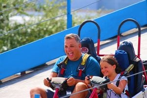 Guests on Conquest Go-kart