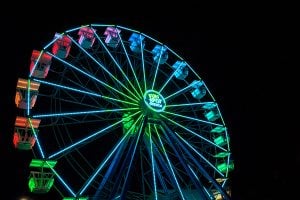 Ferris Wheel at night