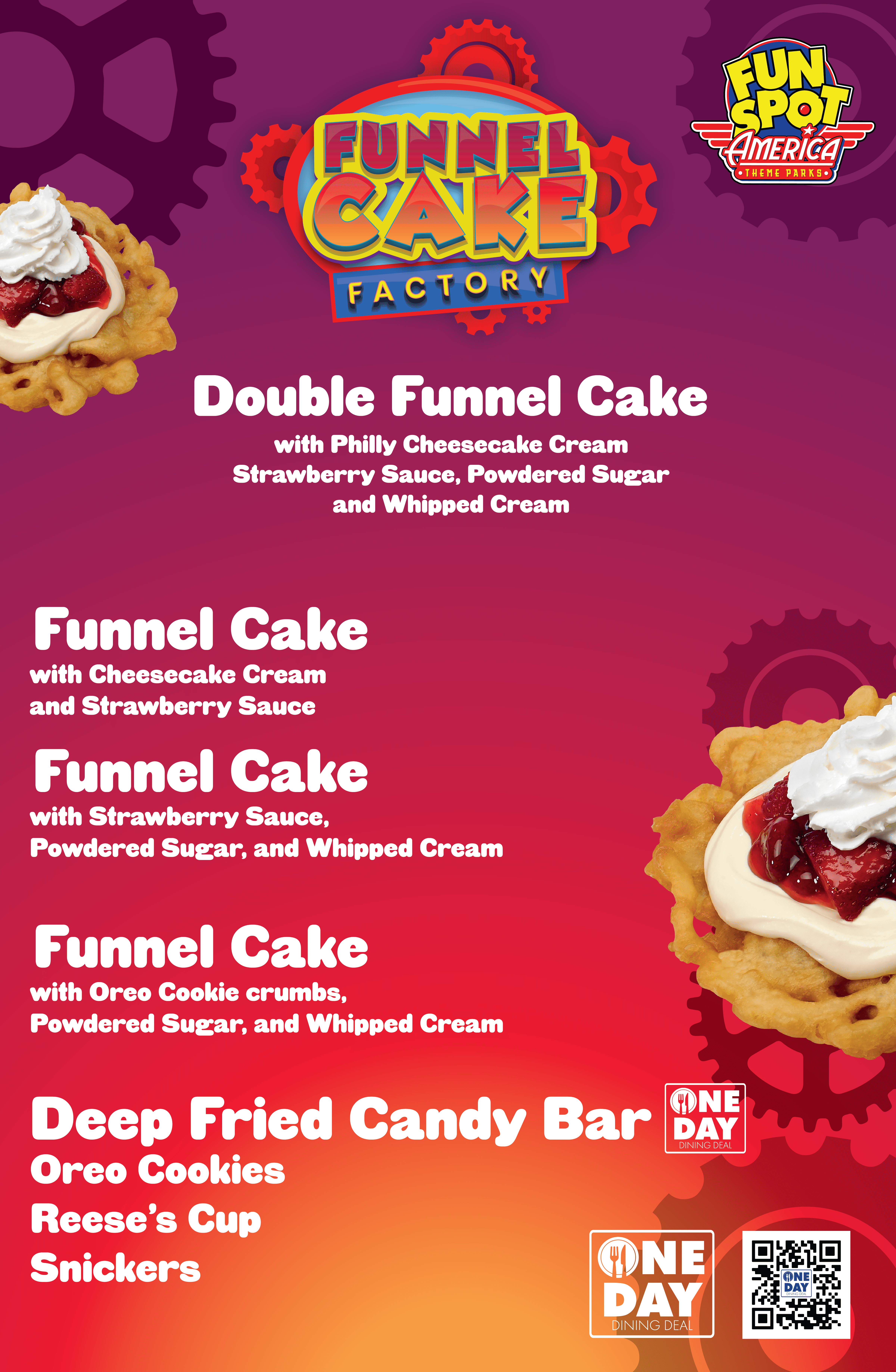 Funnel Cakes at Disneyland - Food at Disneyland