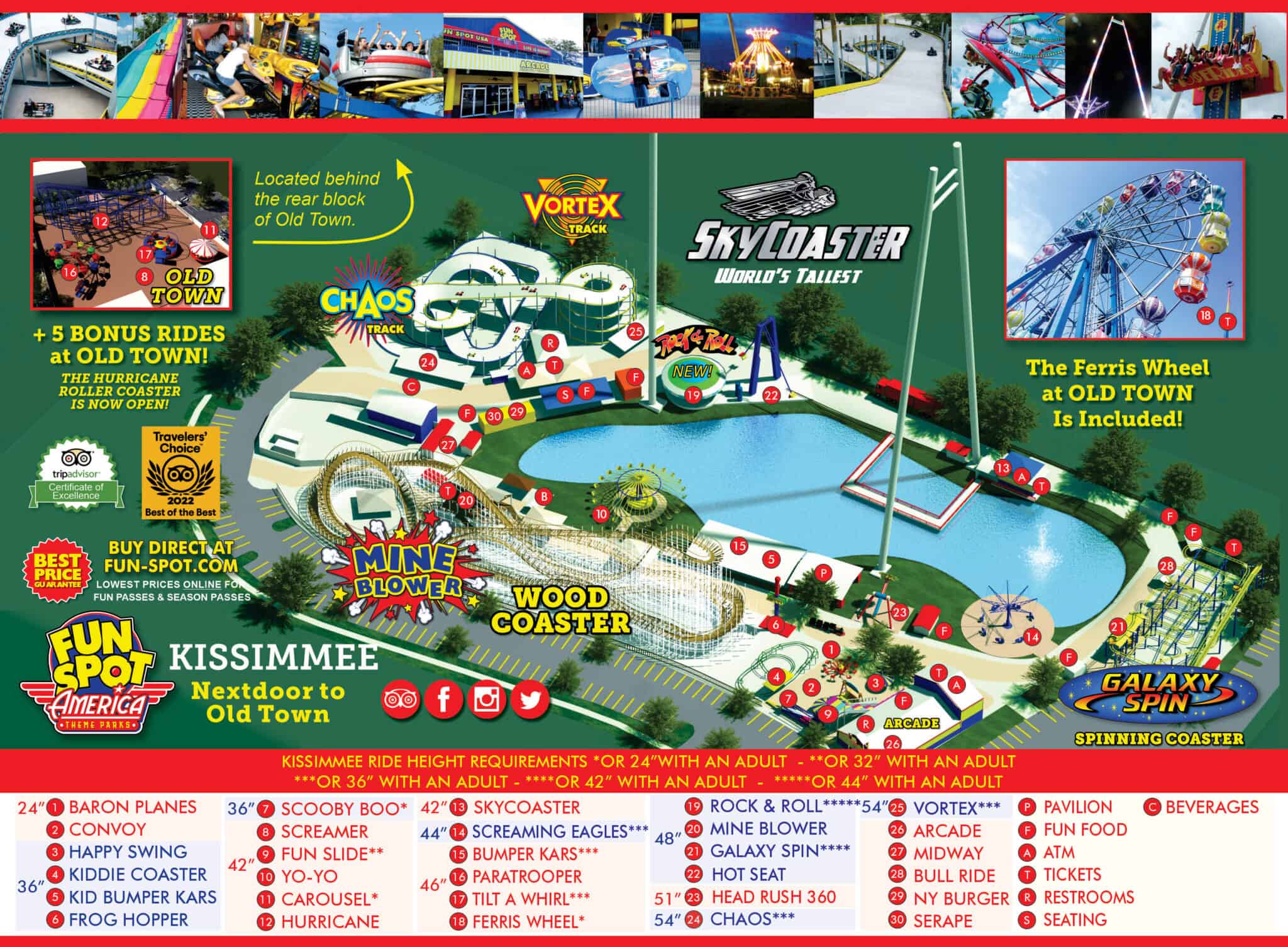 Kissimmee Hours & Directions | Fun Spot America