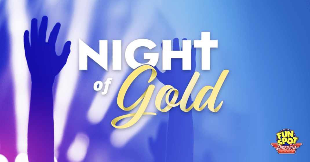 Night of Gold Christian Concerts in Orlando Fun Spot