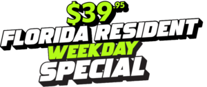 $39.95 Florida Resident Weekday Special